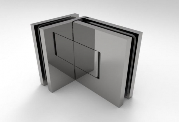 Duschtürband Bellagio Glas-Glas 90° für 8 - 10 mm Glasstärke